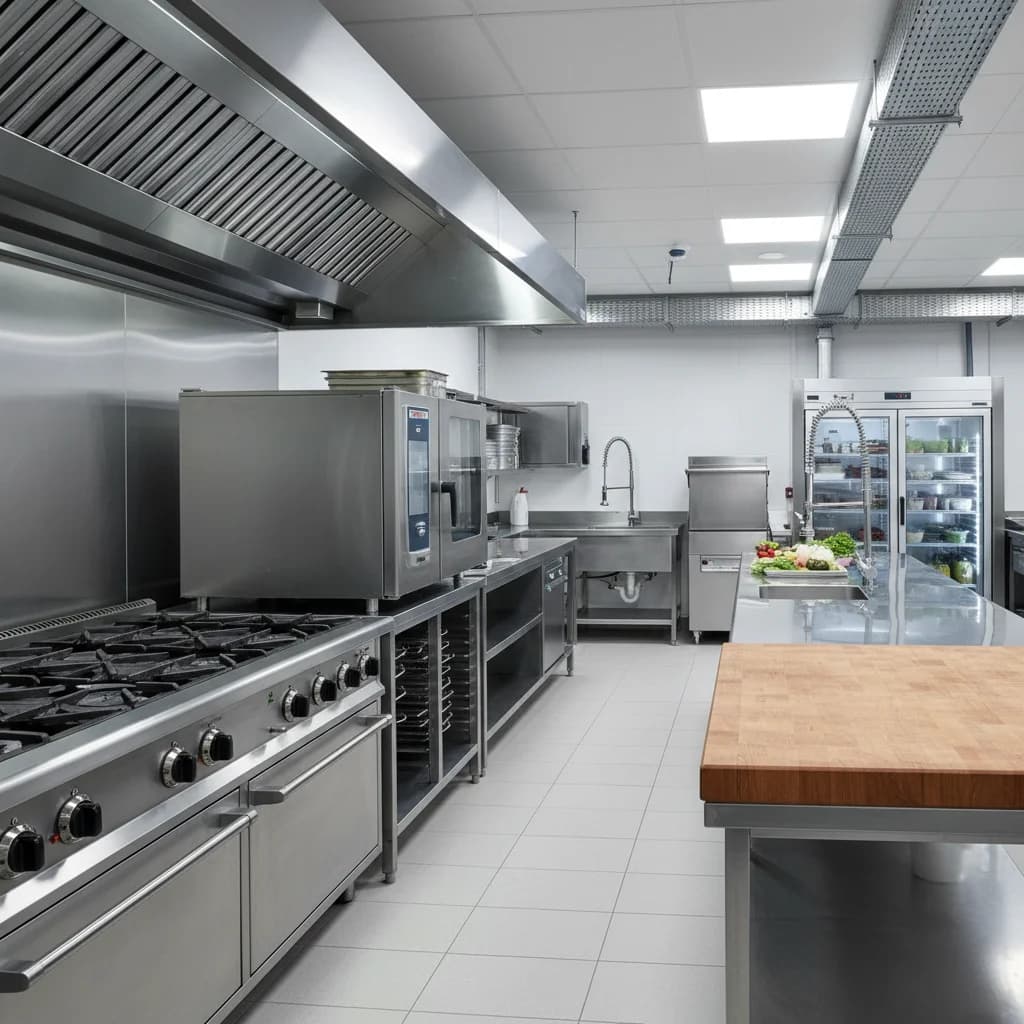 Sistema de supresión en campana de cocina industrial