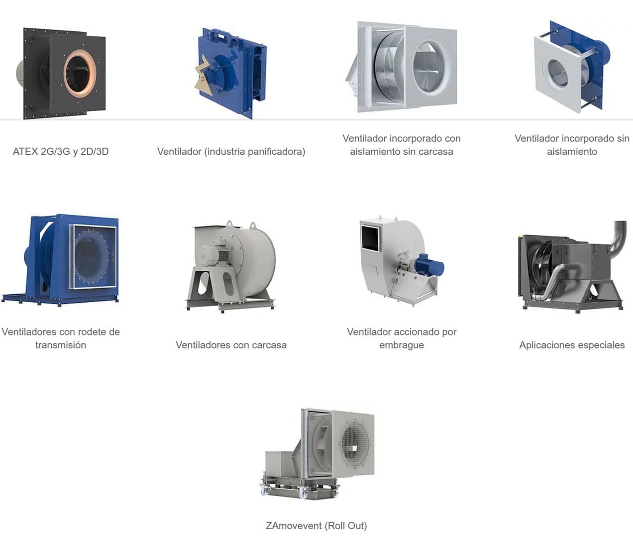 Ventilador de procesos ZIEHL-ABEGG para condiciones exigentes
