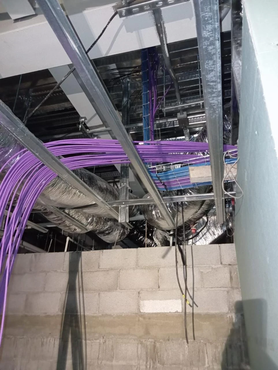 Terminaciones de red organizadas dentro de un gabinete de telecomunicaciones